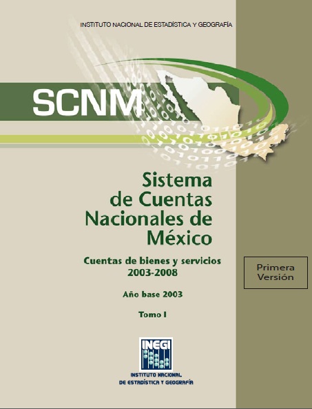 Portada de Sistema de cuentas nacionales de México